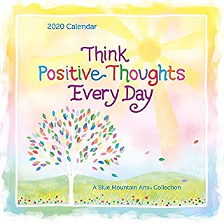 2020 Calendar: Think Positive Thoughts Everyday PB - Blue Mountain Arts